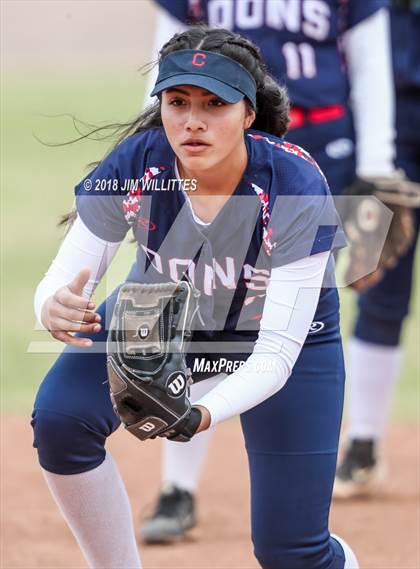 Thumbnail 2 in Coronado vs Salome (Chandler Prep Softball Classic) photogallery.