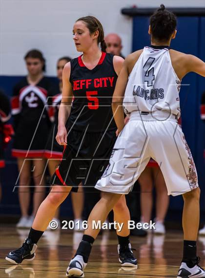 Thumbnail 2 in Jefferson City vs Benton (State Farm Holiday Hoops Invitational photogallery.