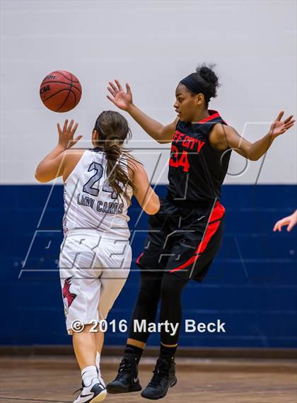 Thumbnail 1 in Jefferson City vs Benton (State Farm Holiday Hoops Invitational photogallery.