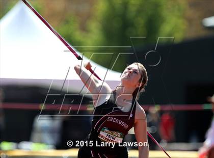 Thumbnail 3 in Oregon Relays - Girls Javelin photogallery.