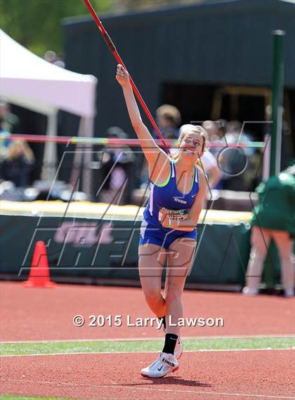 Thumbnail 1 in Oregon Relays - Girls Javelin photogallery.