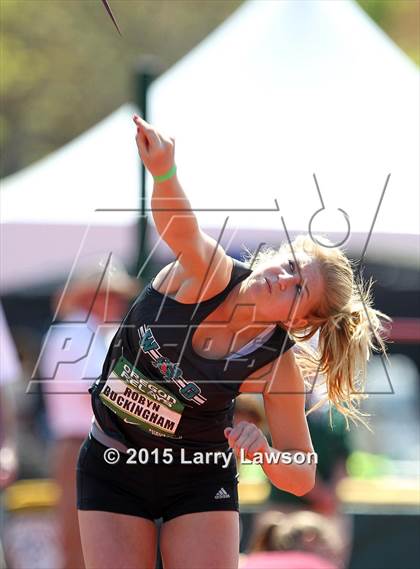 Thumbnail 2 in Oregon Relays - Girls Javelin photogallery.