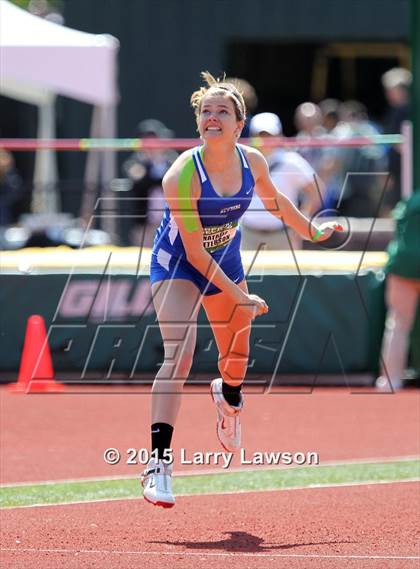 Thumbnail 2 in Oregon Relays - Girls Javelin photogallery.