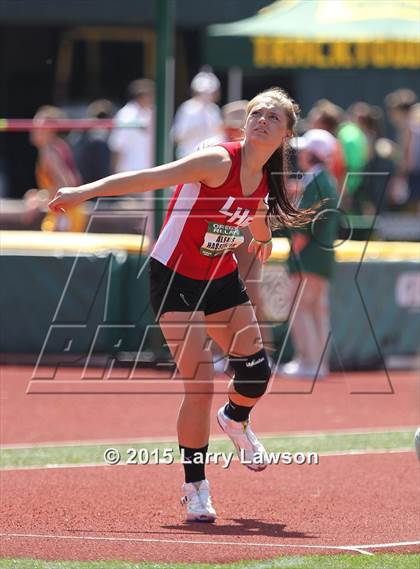 Thumbnail 1 in Oregon Relays - Girls Javelin photogallery.