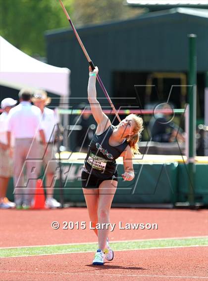 Thumbnail 2 in Oregon Relays - Girls Javelin photogallery.