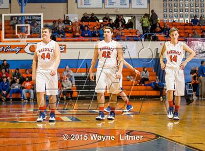 Thumbnail 2 in Pope County vs Marshall County (Marshall County Hoopfest) photogallery.