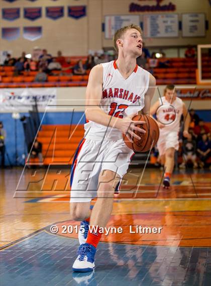Thumbnail 3 in Pope County vs Marshall County (Marshall County Hoopfest) photogallery.