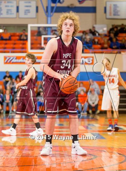 Thumbnail 1 in Pope County vs Marshall County (Marshall County Hoopfest) photogallery.
