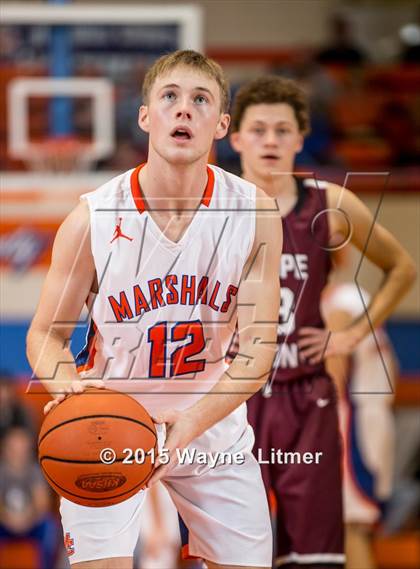 Thumbnail 2 in Pope County vs Marshall County (Marshall County Hoopfest) photogallery.
