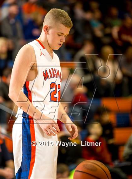 Thumbnail 3 in Pope County vs Marshall County (Marshall County Hoopfest) photogallery.
