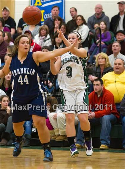Thumbnail 3 in Franklin vs. Mansfield (MIAA South Division 1 Quarterfinal) photogallery.