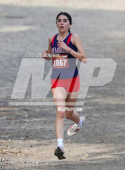 Thumbnail 2 in CIF Central Section Cross Country Championships (Girls D5 Race) photogallery.