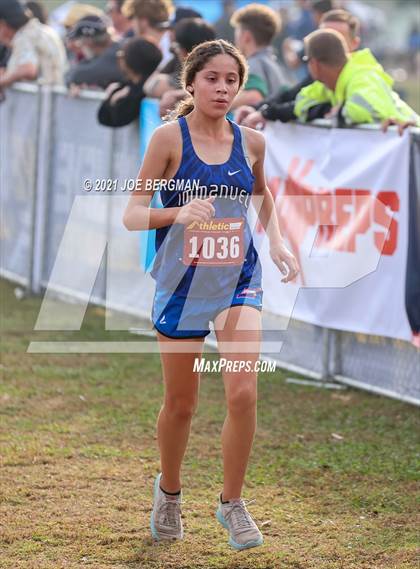 Thumbnail 2 in CIF Central Section Cross Country Championships (Girls D5 Race) photogallery.