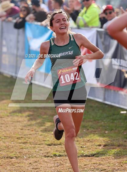 Thumbnail 3 in CIF Central Section Cross Country Championships (Girls D5 Race) photogallery.