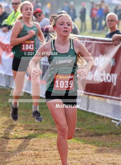Thumbnail 3 in CIF Central Section Cross Country Championships (Girls D5 Race) photogallery.