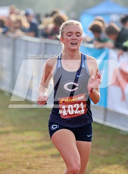 Thumbnail 2 in CIF Central Section Cross Country Championships (Girls D5 Race) photogallery.
