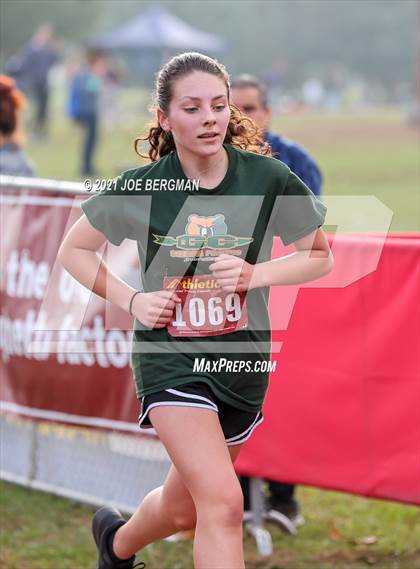 Thumbnail 3 in CIF Central Section Cross Country Championships (Girls D5 Race) photogallery.