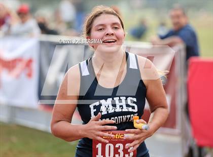 Thumbnail 2 in CIF Central Section Cross Country Championships (Girls D5 Race) photogallery.