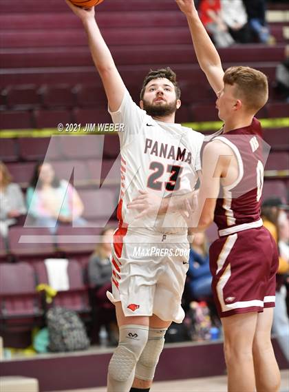 Thumbnail 3 in Panama vs Warner (OSSAA 2A Regional Playoff) photogallery.