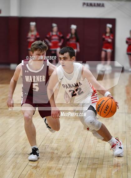Thumbnail 2 in Panama vs Warner (OSSAA 2A Regional Playoff) photogallery.