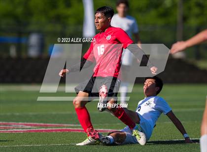 Thumbnail 3 in Bel Air vs Sharyland  (UIL 5A Soccer Semifinal) photogallery.