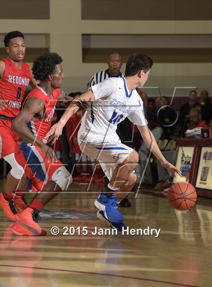 Thumbnail 1 in Redondo Union vs Bishop Gorman (MaxPreps Holiday Classic) photogallery.