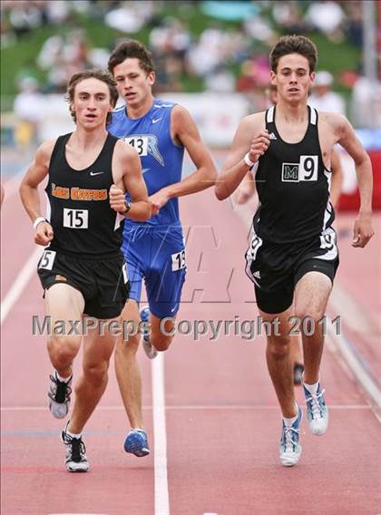 Thumbnail 3 in CIF State Track & Field Championships (1600m) photogallery.