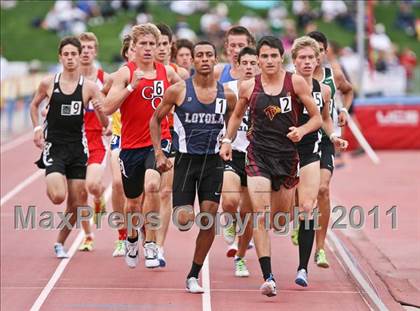 Thumbnail 3 in CIF State Track & Field Championships (1600m) photogallery.