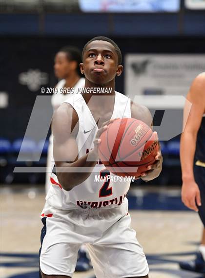 Thumbnail 1 in Modesto Christian vs. St. John Bosco (MaxPreps/DLS MLK Classic) photogallery.