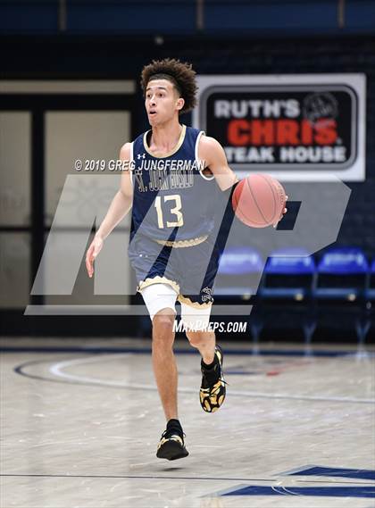 Thumbnail 3 in Modesto Christian vs. St. John Bosco (MaxPreps/DLS MLK Classic) photogallery.