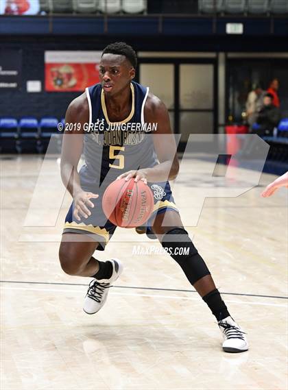 Thumbnail 1 in Modesto Christian vs. St. John Bosco (MaxPreps/DLS MLK Classic) photogallery.