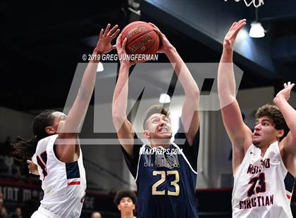 Thumbnail 2 in Modesto Christian vs. St. John Bosco (MaxPreps/DLS MLK Classic) photogallery.