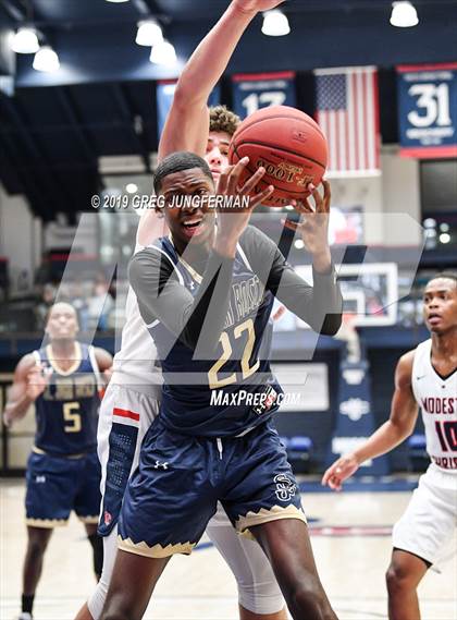 Thumbnail 1 in Modesto Christian vs. St. John Bosco (MaxPreps/DLS MLK Classic) photogallery.