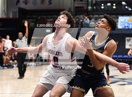 Thumbnail 3 in Modesto Christian vs. St. John Bosco (MaxPreps/DLS MLK Classic) photogallery.