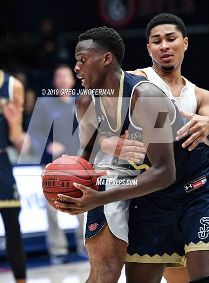 Thumbnail 1 in Modesto Christian vs. St. John Bosco (MaxPreps/DLS MLK Classic) photogallery.