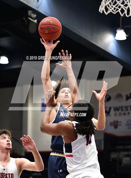 Thumbnail 1 in Modesto Christian vs. St. John Bosco (MaxPreps/DLS MLK Classic) photogallery.