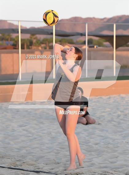 Thumbnail 2 in Salpointe Catholic vs. Valley Christian (AIA Division II Pairs Final) photogallery.