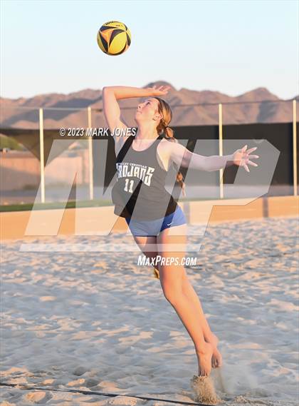 Thumbnail 3 in Salpointe Catholic vs. Valley Christian (AIA Division II Pairs Final) photogallery.