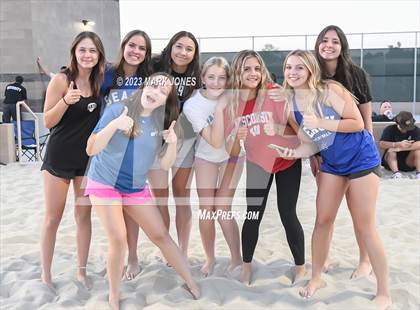 Thumbnail 3 in Salpointe Catholic vs. Valley Christian (AIA Division II Pairs Final) photogallery.