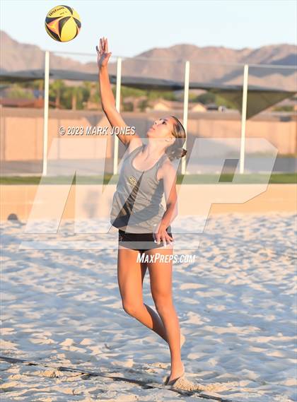 Thumbnail 3 in Salpointe Catholic vs. Valley Christian (AIA Division II Pairs Final) photogallery.