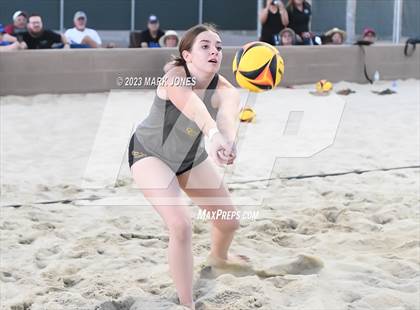 Thumbnail 2 in Salpointe Catholic vs. Valley Christian (AIA Division II Pairs Final) photogallery.