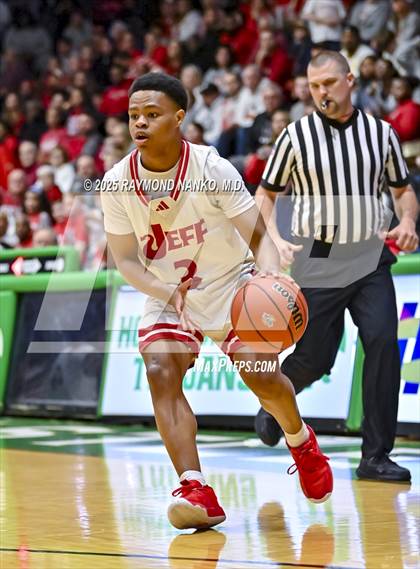 Thumbnail 3 in Lawrence North vs. Jeffersonville (IHSAA 4A New Castle Semi State Final) photogallery.