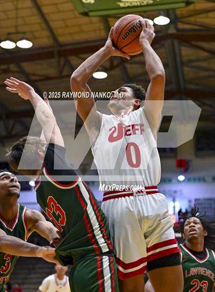 Thumbnail 1 in Lawrence North vs. Jeffersonville (IHSAA 4A New Castle Semi State Final) photogallery.
