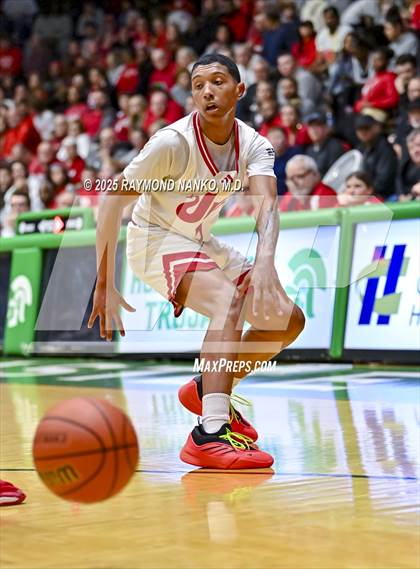 Thumbnail 2 in Lawrence North vs. Jeffersonville (IHSAA 4A New Castle Semi State Final) photogallery.