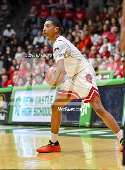 Thumbnail 3 in Lawrence North vs. Jeffersonville (IHSAA 4A New Castle Semi State Final) photogallery.