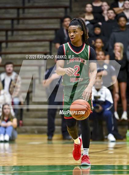 Thumbnail 3 in Lawrence North vs. Jeffersonville (IHSAA 4A New Castle Semi State Final) photogallery.