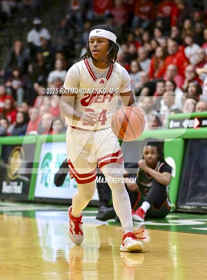 Thumbnail 2 in Lawrence North vs. Jeffersonville (IHSAA 4A New Castle Semi State Final) photogallery.