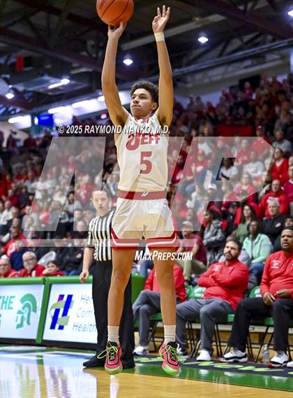Thumbnail 3 in Lawrence North vs. Jeffersonville (IHSAA 4A New Castle Semi State Final) photogallery.