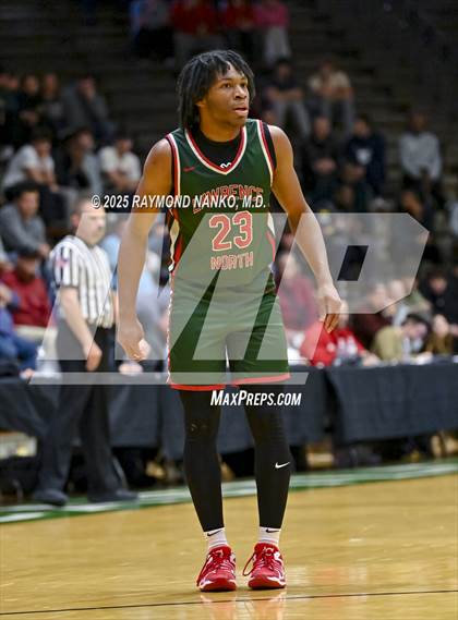 Thumbnail 3 in Lawrence North vs. Jeffersonville (IHSAA 4A New Castle Semi State Final) photogallery.