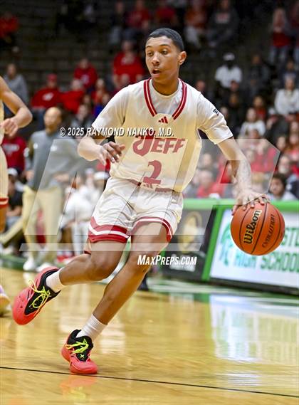 Thumbnail 1 in Lawrence North vs. Jeffersonville (IHSAA 4A New Castle Semi State Final) photogallery.
